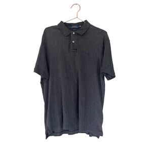 Polo Ralph Lauren classic fit dark gray polo size large